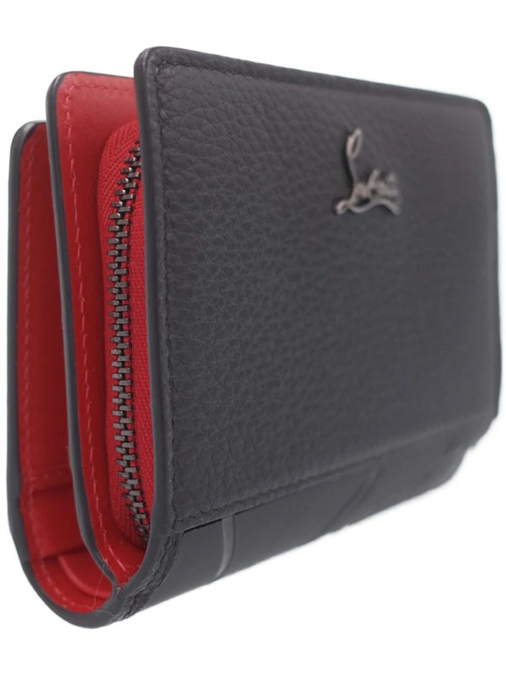 Christian Louboutin Wallet fold Short Bi Paloma Black